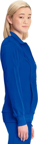 Miniatura 88 de Infinity by Cherokee 2391A - Chaquetas médicas con cremallera frontal para mujer, tela elástica en 4 direcciones