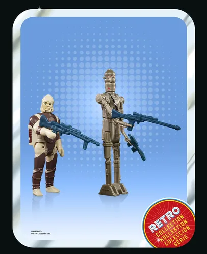 Miniatura 8 de STAR WARS Retro Collection Special Bounty Hunters - Paquete de 2 juguetes Dengar e IG-88 de 3.75 pulgadas, figuras de The Empire Strikes Back