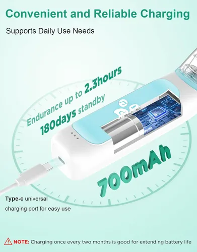 Miniatura 5 de Koalababy Aspirador nasal eléctrico de gran flujo para bebé, succión de nariz segura para bebés, limpiador de nariz para niños pequeños, 3 niveles