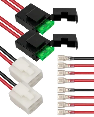 Miniatura 6 de Arnés de cableado de batería de 4 pines y 2 cables para Razor Dirt Quad Dune Buggy MX350 MX400 PR200 Pocket Mod Bella Betty Bistro Daisy Sport Mod
