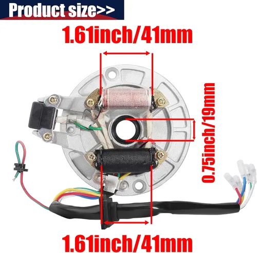 Miniatura 2 de Disco estator magnético de bobina para camionetas Pickup, Dirt, bicicletas todo terreno, go kart, vehículos todo terreno