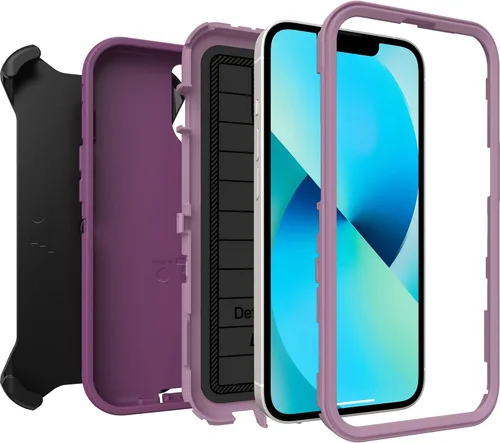 Miniatura 6 de OtterBox Defender Series - Funda para iPhone 13 (solo edición sin pantalla), clip de funda incluida, protección de defensa microbiana, embalaje
