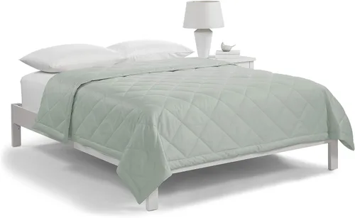 Miniatura 9 de Serta Manta alternativa de plumón para cama, funda 100% algodón, liberación de manchas Scotchgard, Full/Queen, carbón
