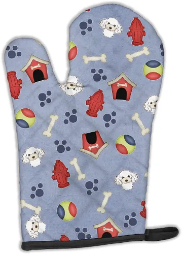 Miniatura 162 de Caroline's Treasures BB4020OVMT Dog House Collection Border Collie - Guante de horno grueso resistente al calor para sartenes calientes y horno