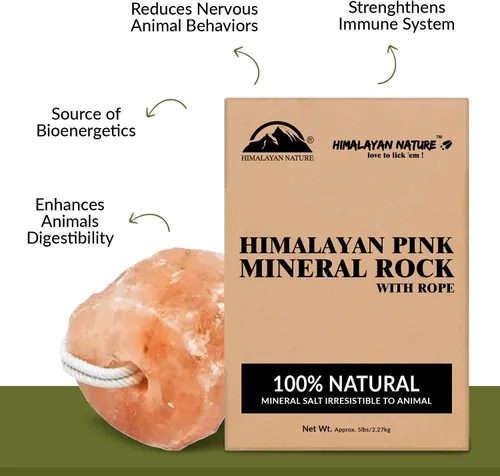 Miniatura 4 de Roca mineral de sal para lamer animales, sal de roca 100% natural - Roca atractante de ciervos