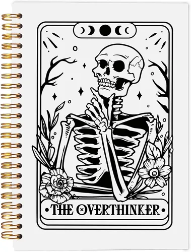 Miniatura 15 de Cuaderno gótico en espiral, diario gótico para parejas, cuaderno gótico para mujeres y hombres escritura, cuaderno de espiral para parejas de 8.3 x