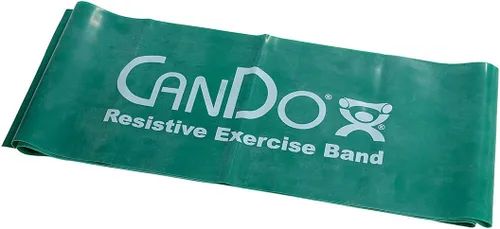 Miniatura 3 de CanDo CanDo - Banda de ejercicio sin látex, individual de 5 pies