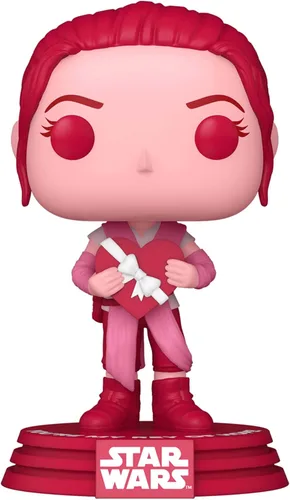 Funko Pop Star Wars: Valentines - Rey - Figura de vinilo coleccionable - Idea de regalo - Producto oficial - Juguetes para niños y adultos - Fans de