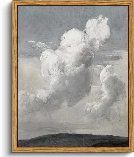 Miniatura 14 de VIYYIEA Arte de Pared en Lienzo Enmarcado Decoración del Hogar, Decoración de Granja Valles Ondulantes bajo Cielos Despejados Pintura de Pared
