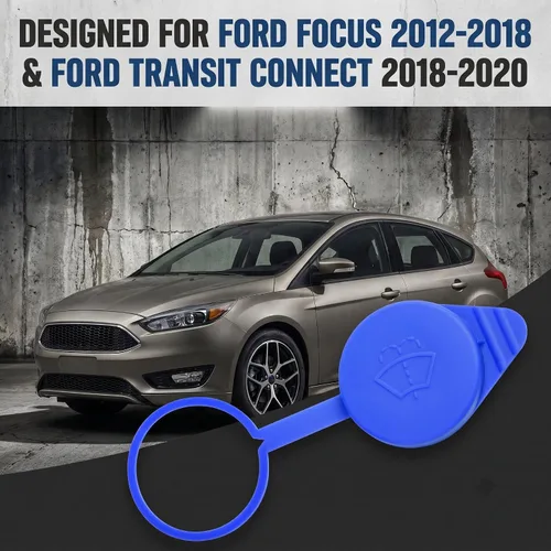 Miniatura 2 de Tapa del Depósito del Líquido Lavaparabrisas CP9Z-17A605-A Compatible con Ford Focus 2012-2018