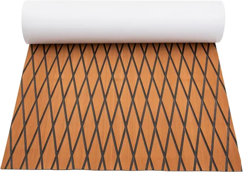 Miniatura 27 de EVA Faux Teak Decking Hoja para Pescado Barco Yate Antideslizante Marine Flooring Mat