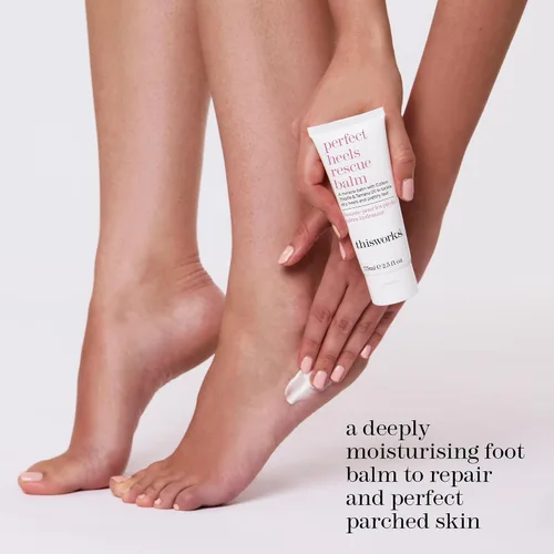 Miniatura 2 de THISWORKS Perfect Heels Rescue Balm: una fórmula vegana natural para nutrir, reparar e hidratar con cardo de algodón, aceites esenciales de limón