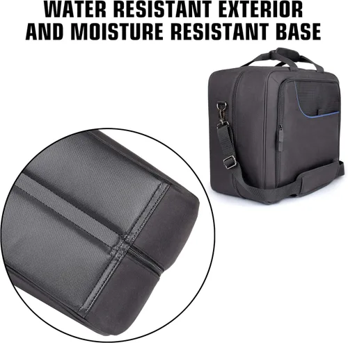 Miniatura 9 de Bolsa de viaje USA Gear XL para mazo de cartas TCG MTG - Bolsa grande de almacenamiento para cartas MTG con correa de hombro acolchada, interior Azul