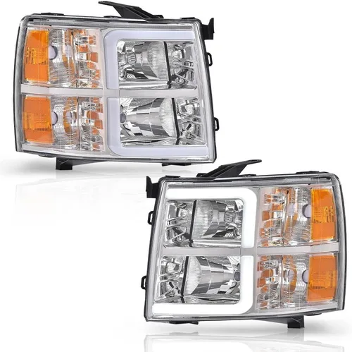 Miniatura 36 de G-PLUS Conjunto de faros, compatible con Chevy Silverado 2007 2008 2009 2010 2011 2012 2013 2014 Chevy Silverado parachoques faro, lente