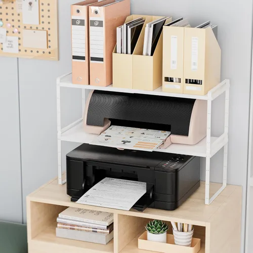 Miniatura 4 de SANNO Organizador de estantes de cocina expandibles, altura ajustable, gran apilable, armario de cocina, organizador de despensa y mostrador, Negro