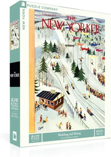 Miniatura 8 de Nueva York Puzzle Company – New Yorker Baby It 's cold outside – rompecabezas de 1000 piezas.