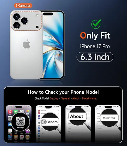 Miniatura 1533 de FNTCASE Funda para iPhone 13 Pro-Max: Fundas magnéticas transparentes compatibles con Magsafe Slim anti amarillamiento protección contra caídas
