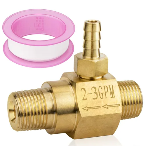 Inyector químico 100774 de 2-3 Gpm para lavadora de presión de potencia de bomba general, inyector de jabón de alto drenaje de 20% inyector aguas