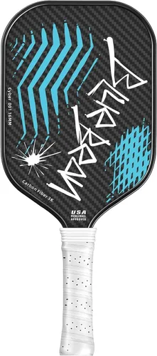 Miniatura 8 de Palas de Pickleball, USAPA, Pala de Pickleball de Fibra de Carbono con Núcleo de Panal de Polímero de 16MM Proporciona Peso Más Ligero y Mayor