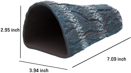 Miniatura 2 de Plecoceramics Pleco Cueva Cono Cría de Cerámica Decoraciones Pecera Acuario (azul)