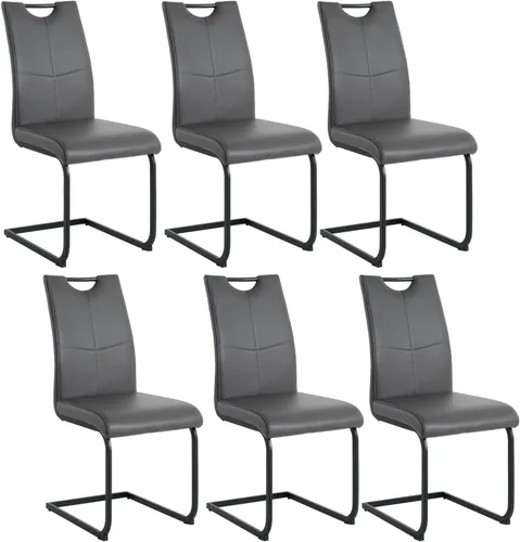Miniatura 12 de yeag Juego de Sillas de Comedor Modernas de 2 Unidades, Sillas de Cocina y de Sala de Estar con Respaldo Alto, con Patas de Metal Cromado Dorado
