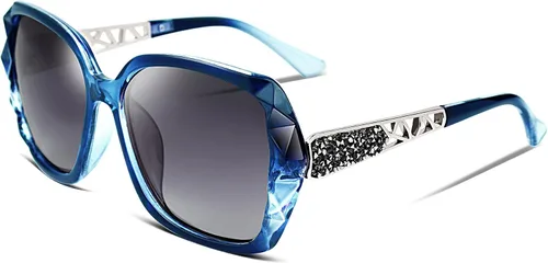Miniatura 38 de FEISEDY - gafas de sol polarizadas para mujer, marco compuesto brillante B2289