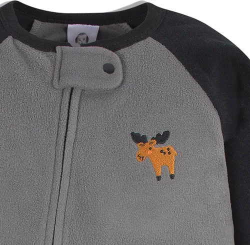 Miniatura 5 de Gerber - Pijama de vellón resistente al fuego para bebé, mameluco, paquete de 2