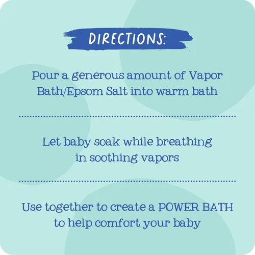 Miniatura 5 de Oilogic Paquete de energía para la nariz y la tos tapada para bebés con alivio de baño de vapor y remojo de sal de Epsom, esenciales para el baño