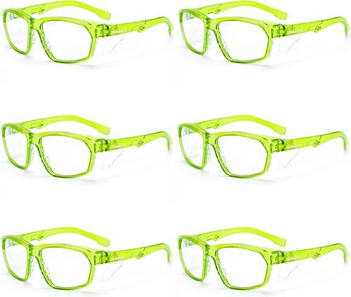 Miniatura 38 de ProtectX Lentes de lectura elegantes para mujeres y hombres, antivaho y antiarañazos, protección UV, gafas de seguridad antiimpactos