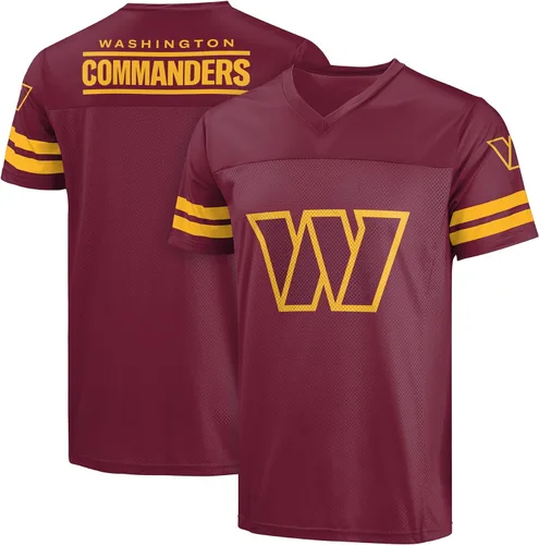 Miniatura 11 de FOCO NFL Camiseta para Hombre con Logo Oficial Wordmark para Día de Juego de Fútbol Americano Cuello en V (Miami Dolphins - Aqua)