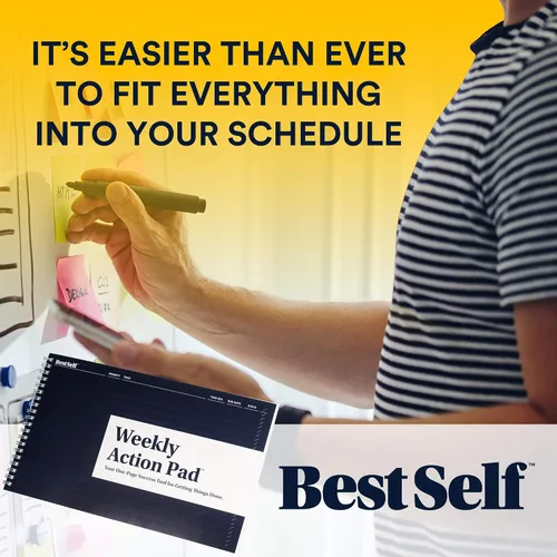 Miniatura 7 de BestSelf Co. Planificador de tareas: 1 año de hojas desmontables para una planificación semanal óptima con lista de tareas diarias y planificador
