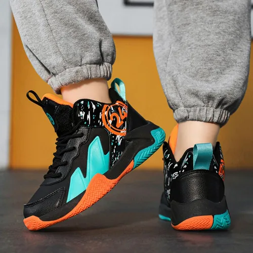 Miniatura 7 de Zapatos de baloncesto deportivos antideslizantes para niños