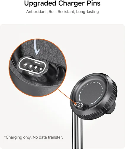 Miniatura 4 de Soporte de carga SwanScout para reloj Garmin Watch Forerunner 165/265/45, Vivoactive 6/5, Instinct 3/2, Tactix, Approach, serie Quatix