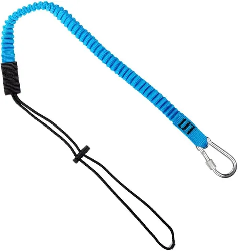 Palmer Safety Cordón para herramientas con mosquetón individual y extremo de bucle ajustable, máxima resistencia de 15.0 libras, 52 pulgadas de