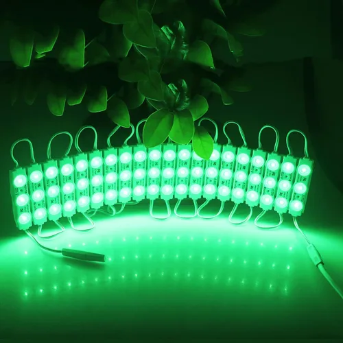 Miniatura 5 de 2 paquetes de conectores de cable de 2 pines con enchufe para 110 V 2835 3 módulo LED luces blancas para letreros publicitarios de letreros