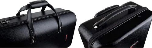 Miniatura 7 de Protec Micro ZIP - Estuche triple para trompeta con ruedas, color negro, modelo BLT301T