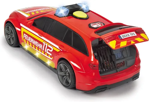 Miniatura 4 de Dickie Toys 203716018ONL Mercedes AMG E43 (11.8 in) - Camión de bomberos motorizado con luz y sonido - para niños a partir de 3 años, individual