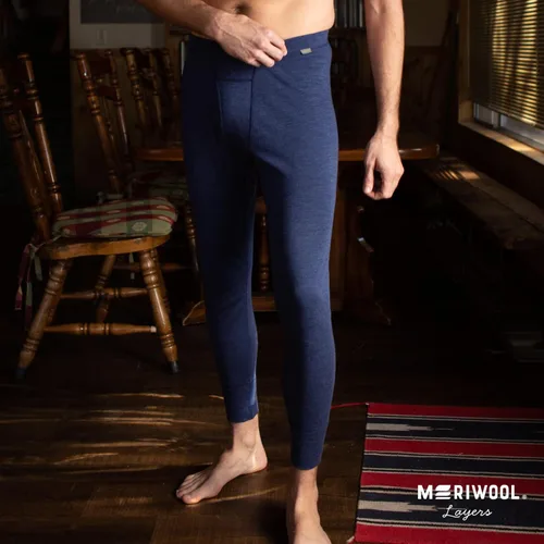 Miniatura 5 de MERIWOOL - Pantalones térmicos para hombre (100 % lana merina)