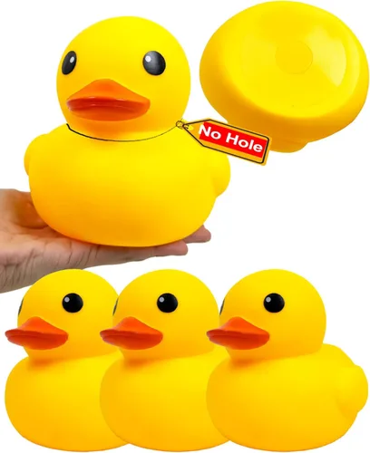 Miniatura 10 de 5 piezas de goma para bañera de Kalafona de 2 pulgadas, impermeable, sin "Bebe", sin agujero, divertido juguete de baño para piscina, sin agujero