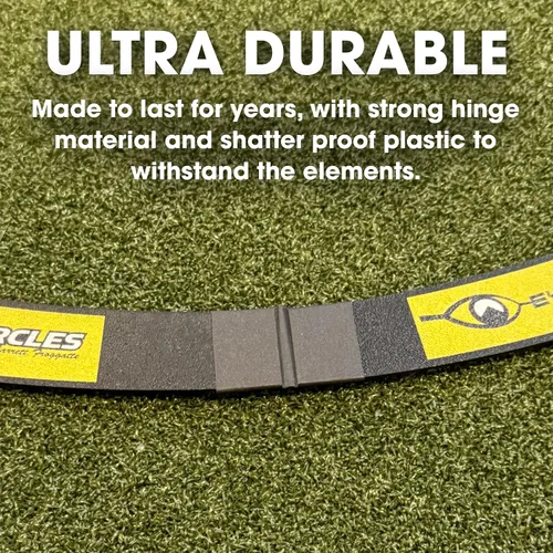 Miniatura 7 de EyeLine Golf Target Circle as Training Aid – Ideal for Chipping and Pitching – Super Thin with Foldable Configurations. Bright Color Markings Easy