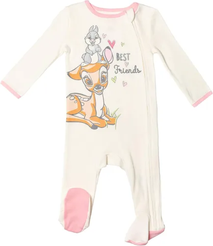 Miniatura 5 de Disney Classics Aristocats 101 Dálmatas Bambi, paquete de 3 mamelucos con pies Sleep N' Play