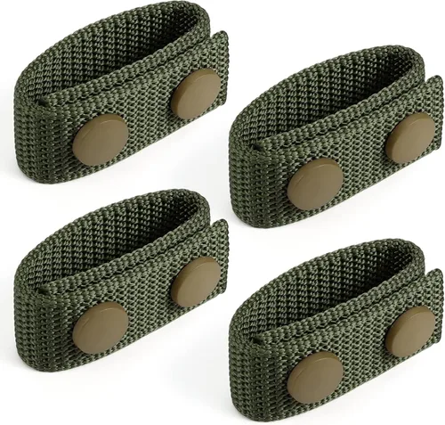 FRTKK Cinturón de servicio con broches dobles para cinturón de 2¼ pulgadas de ancho, cinturón táctico de seguridad, accesorios de equipo militar de