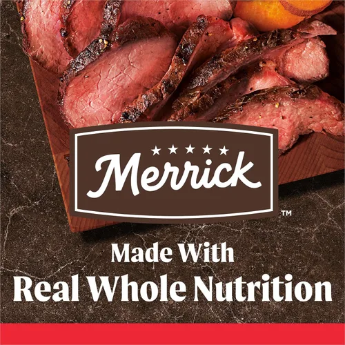 Miniatura 2 de Merrick - Alimento seco para perros, receta de bisonte real, carne de res y batata libre de granos, 22 libras, en bolsa