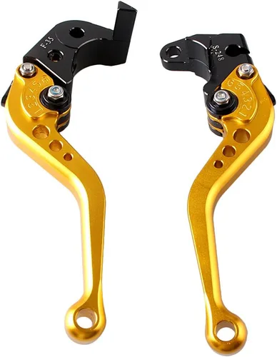 Miniatura 7 de Palancas de cluth de freno cortas para Suzuki 2004 2005 GSXR GSX-R 600 750 K4 04 05, Dorado