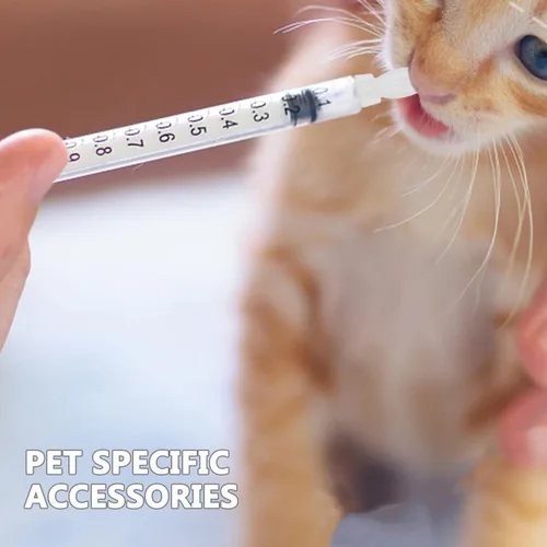 Miniatura 2 de Mikikit 20 pezones duraderos para gatitos y cachorros, para una fácil alimentación, para gatitos y cachorros recién nacidos, diseño portátil ligero