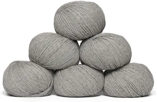 Miniatura 66 de 100% Hilo de Lana de Alpaca Bebé (Juego de 3 Madejas, 150 Gramos) Peso DK - Hecho en Perú - Celestialmente Suave y Perfecto para Tejer y Ganchillo