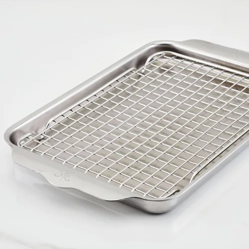 Miniatura 6 de Hestan Provisions OvenBond - Sartén mediana de acero inoxidable con revestimiento triple de 12 x 15 pulgadas