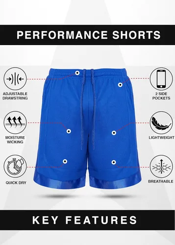 Miniatura 2 de Starting 5 Pantalones cortos de baloncesto para hombre con bolsillos, pantalones cortos de entrenamiento de gimnasio para hombre, paquete de 4