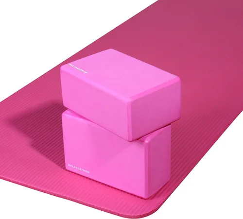 Miniatura 5 de Fitvids GoYoga, Set of 2 High Density Yoga Blocks, 9"x6"x4" Each