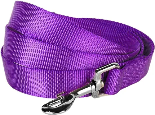 Miniatura 26 de Blueberry Pet Essentials - Correa de perro azul cambray para perros medianos - 5' * 3/4" Correa de nailon resistente Correa ligera